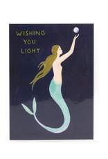 Wishing You Light Mermaid Greeting Card