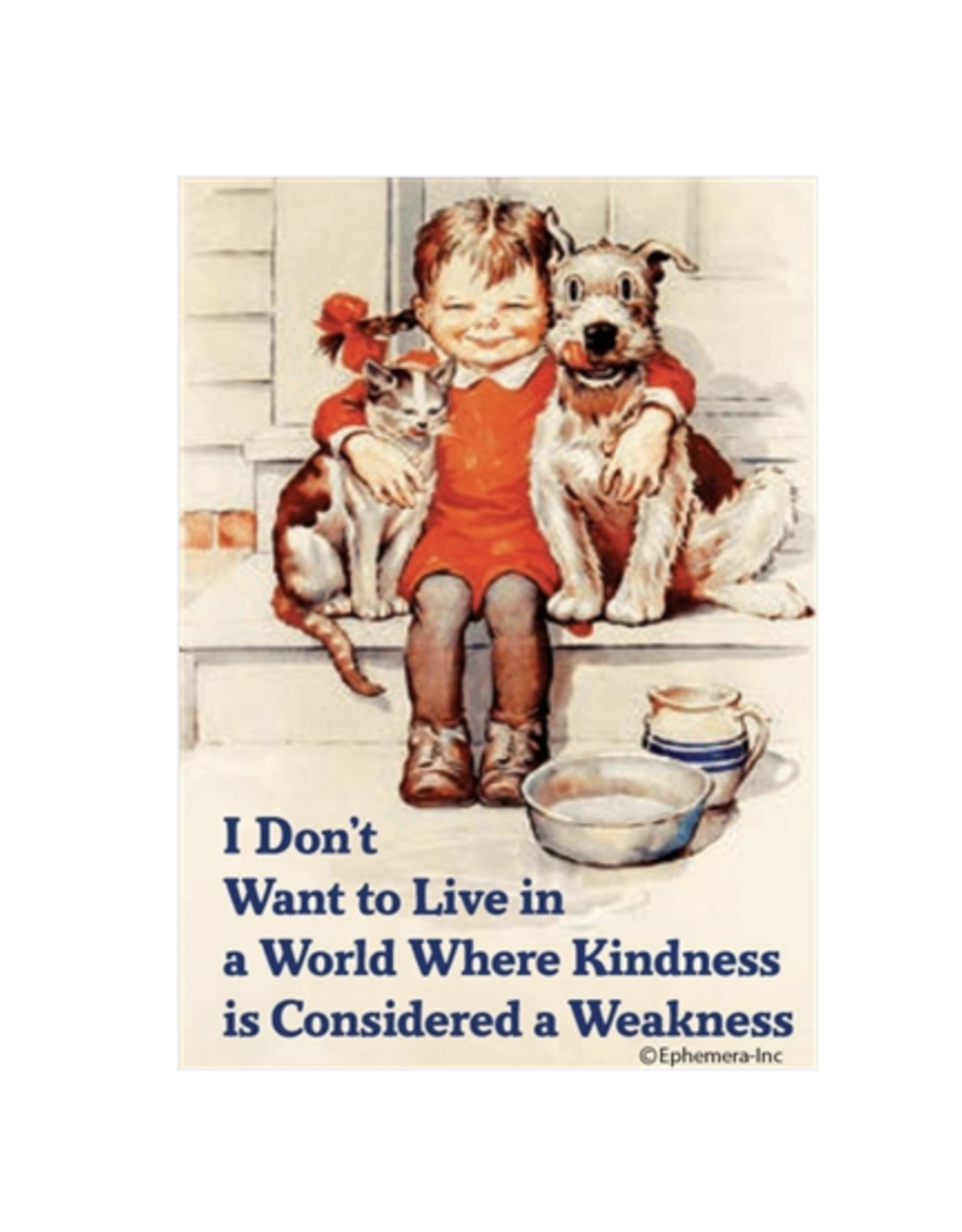 Kindness Considered Weakness Magnet