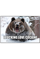 I Fucking Love Cocaine Bear Magnet