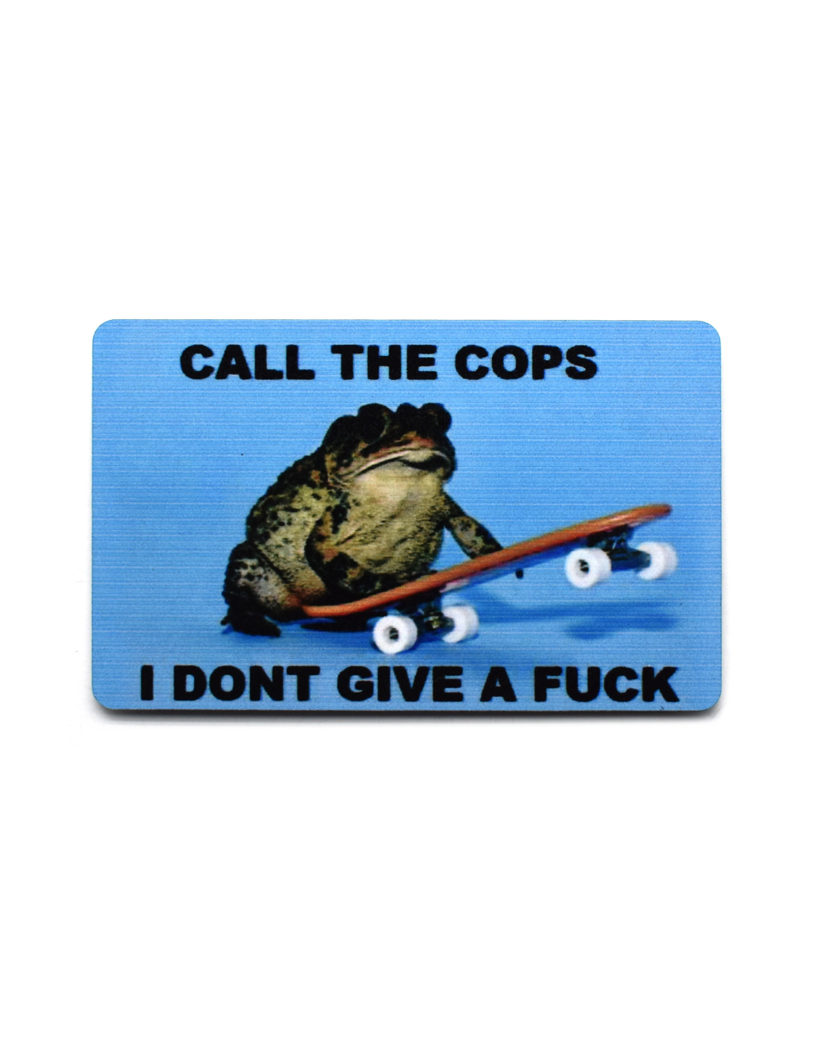 Call the Cops Frog Skateboard Magnet