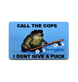 Call the Cops Frog Skateboard Magnet