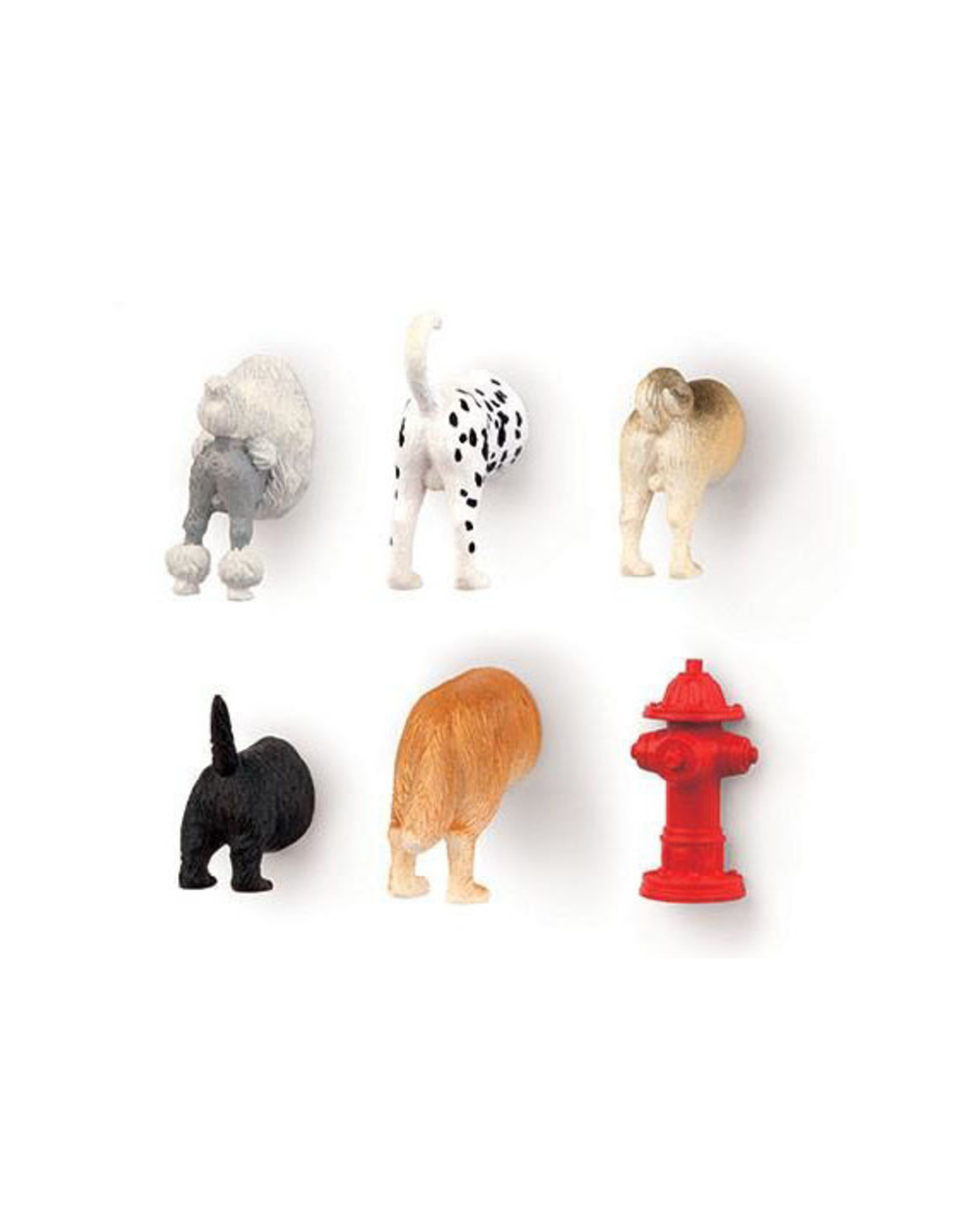 Dog Butt Magnets Set of 6