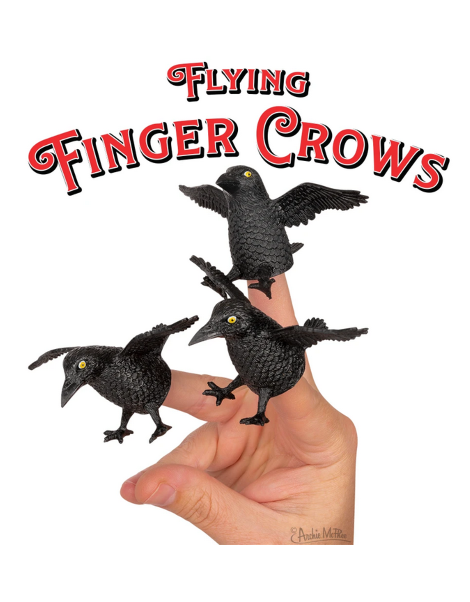 Crow Finger Puppet