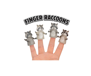 Raccoon finger puppet 2025