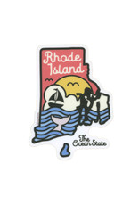 Rhode Island By Day Sticker