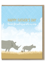 Putting Up with Crap Father's Day Greeting Card