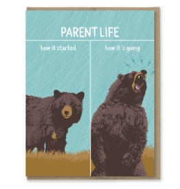 How It's Going Parent Life Greeting Card