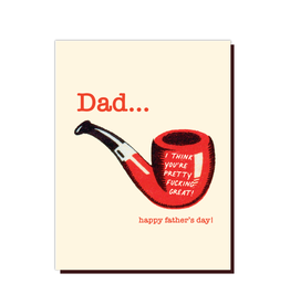 Dad Pipe Greeting Card