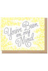 You've Been On My Mind (yellow) Greeting Card You've Been On My Mind (yellow) Greeting Card