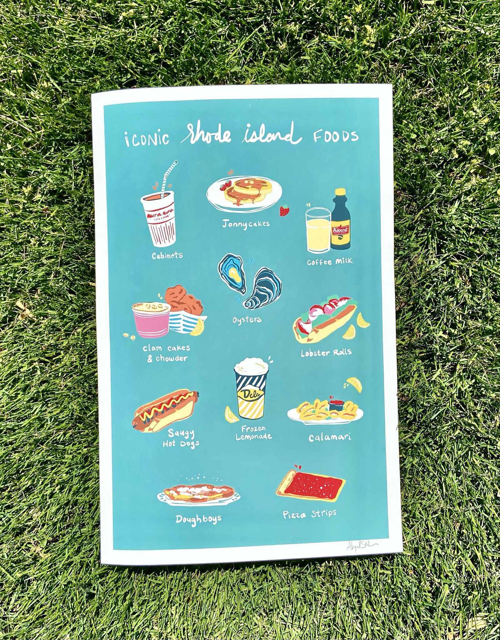 Iconic RI Foods Print