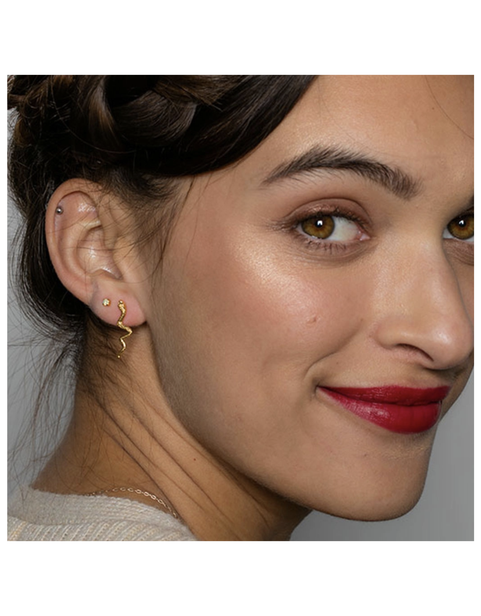 Serpent Stud Earrings