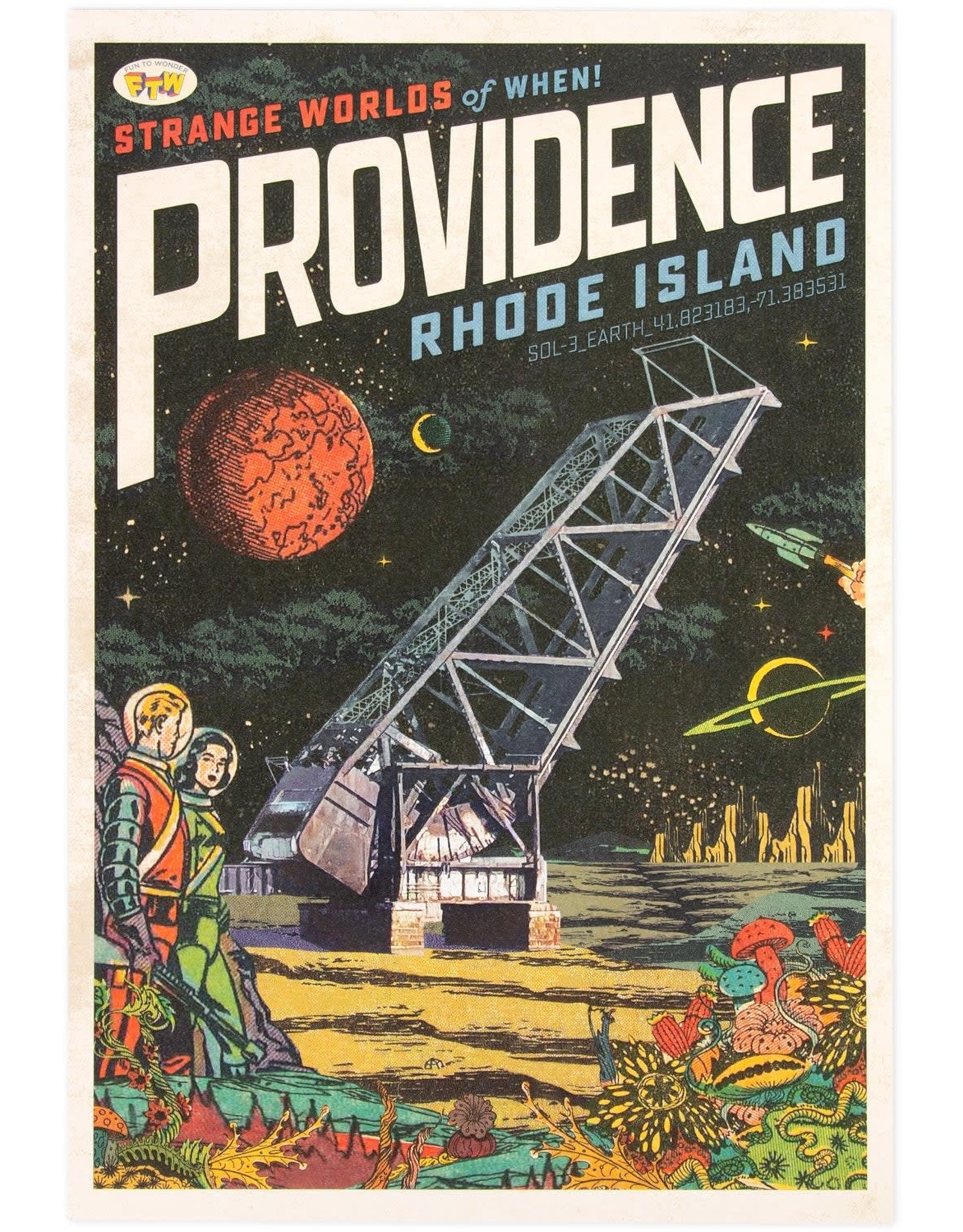 Strange Worlds of When! Print - Crook Point Bridge