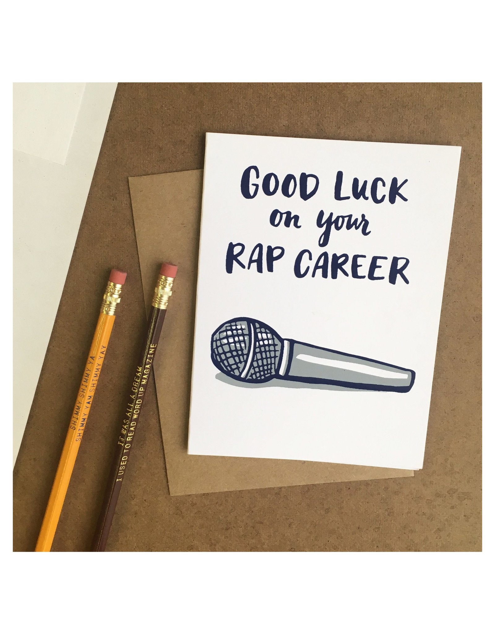 Good Luck On Your Rap Career Greeting Card