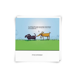Dog Butt Connoisseur Greeting Card