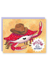 Birthday Crab Greeting Card