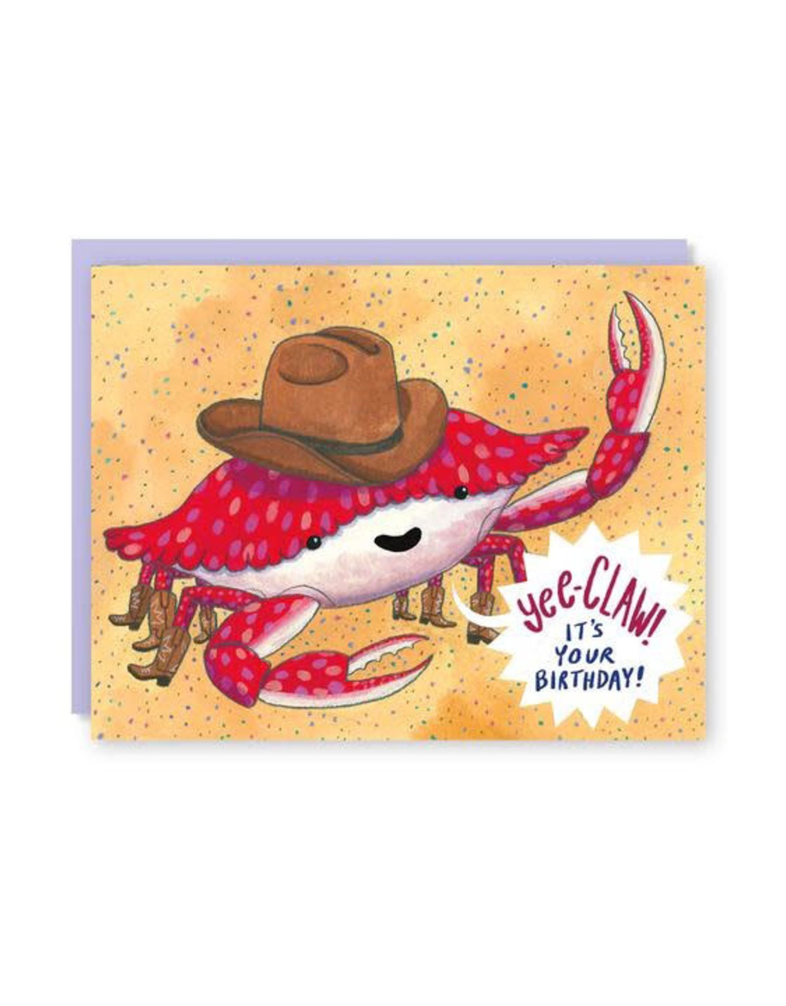 Birthday Crab Greeting Card