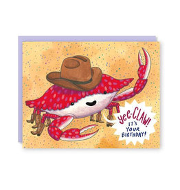 Birthday Crab Greeting Card