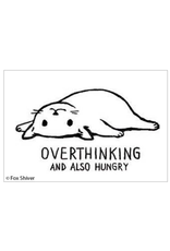 Overthinking and Also Hungry Cat Magnet