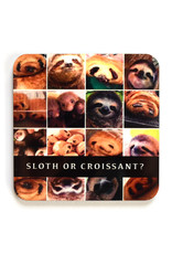 Sloth or Croissant? Coaster