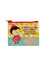 Too Many Clothes Coin Purse