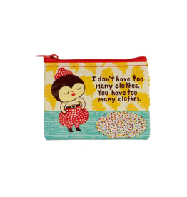 Too Many Clothes Coin Purse