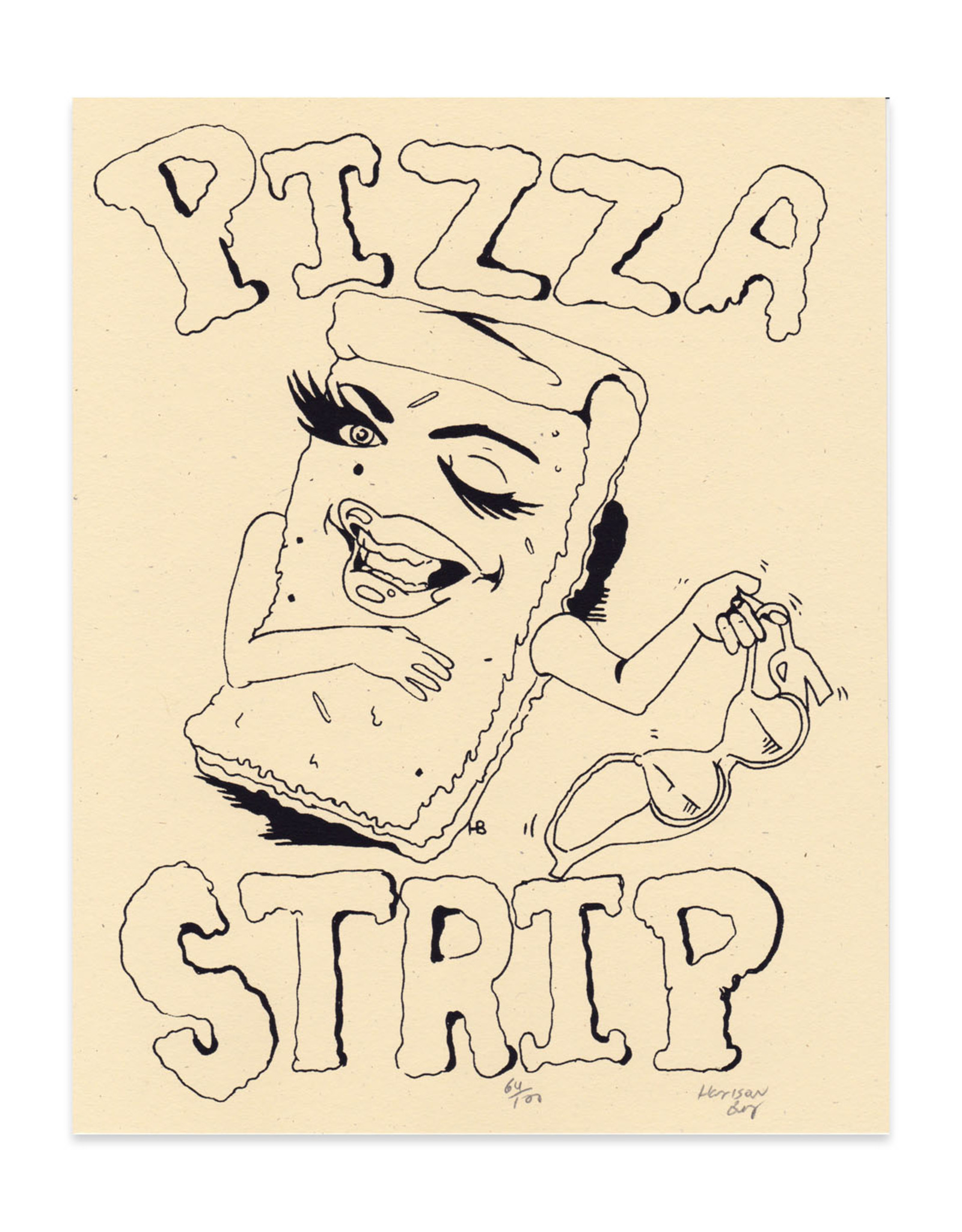 Pizza Strip Print