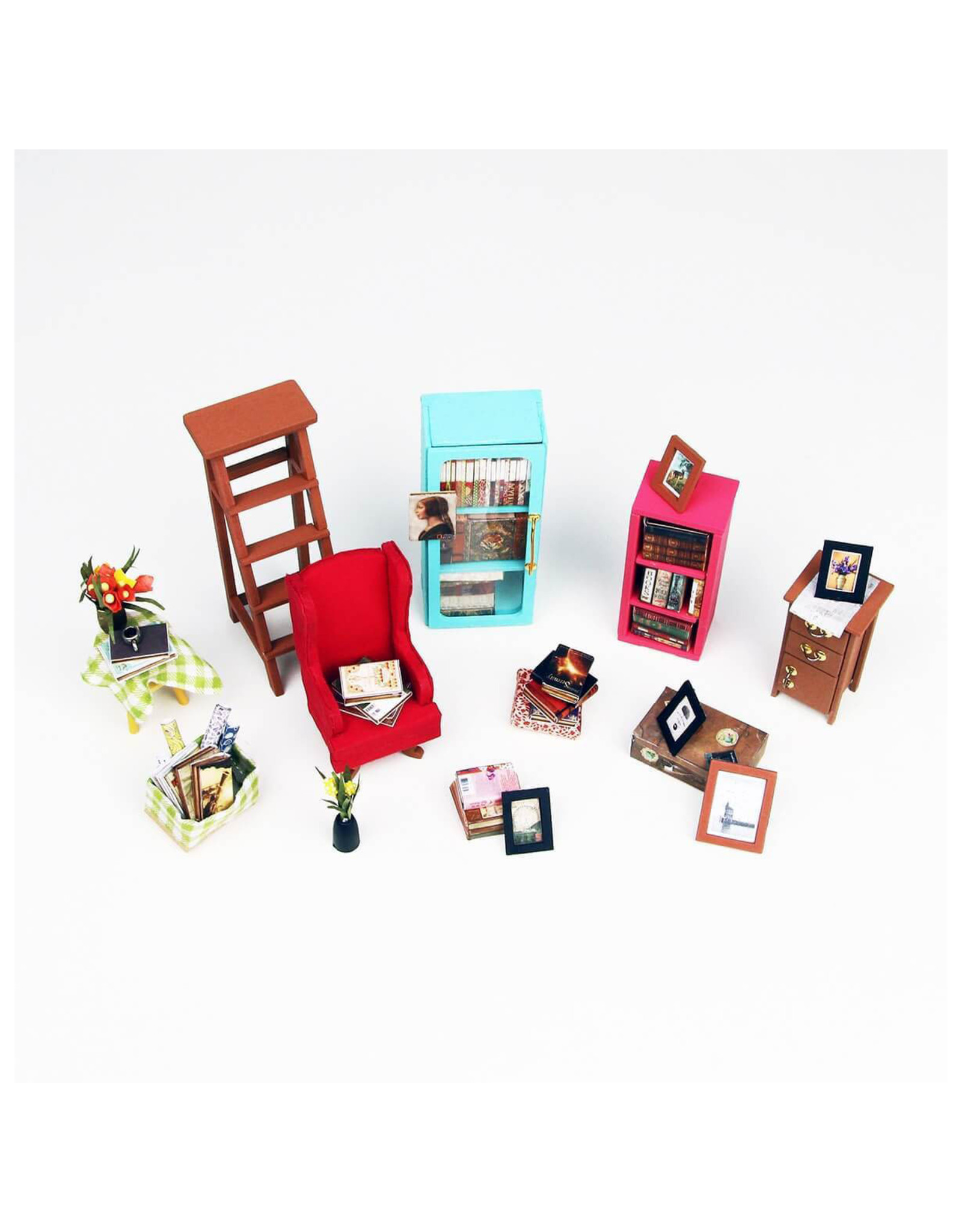 DIY Miniature House Kit : Sam's Study