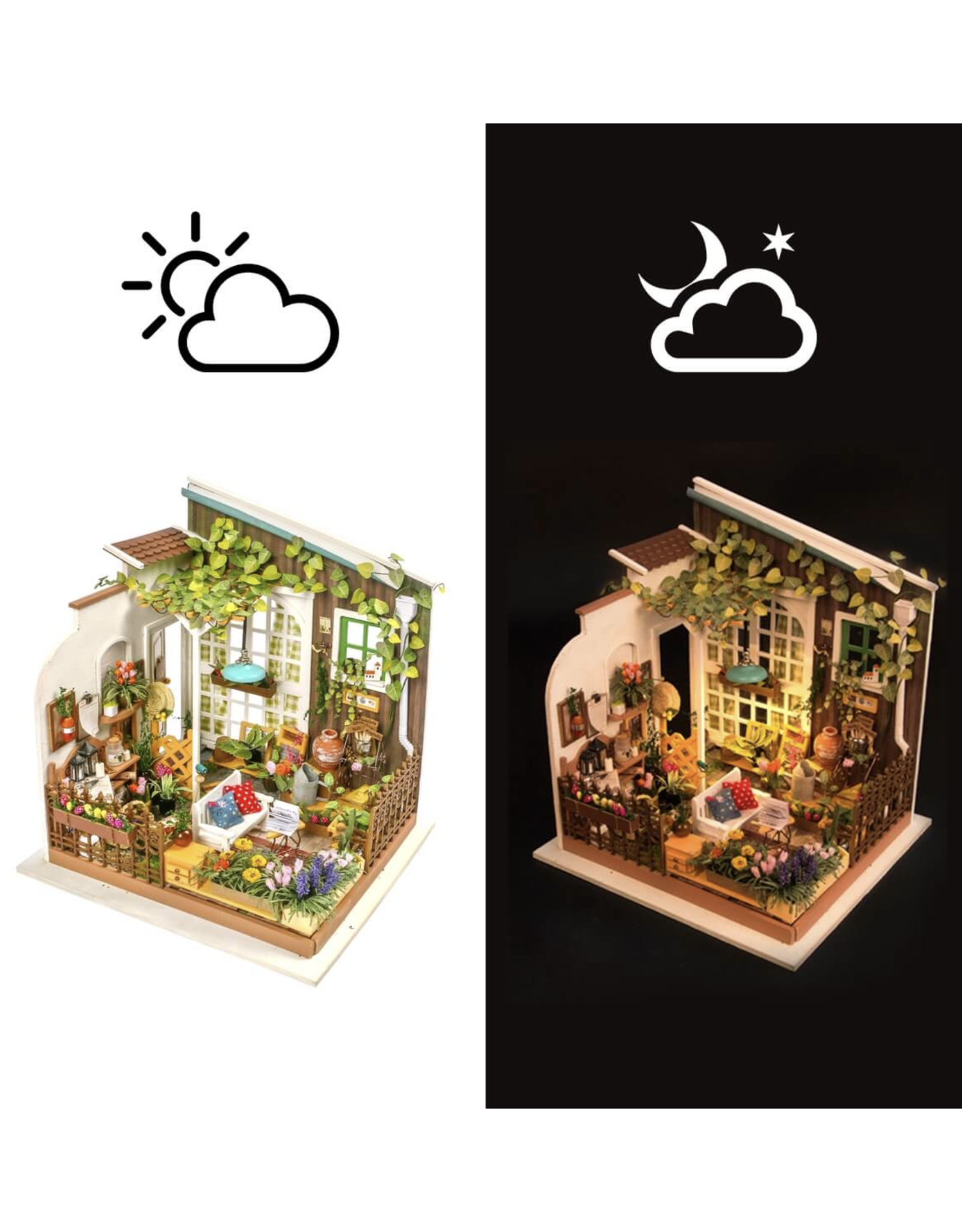 DIY Miniature House Kit : Miller's Garden
