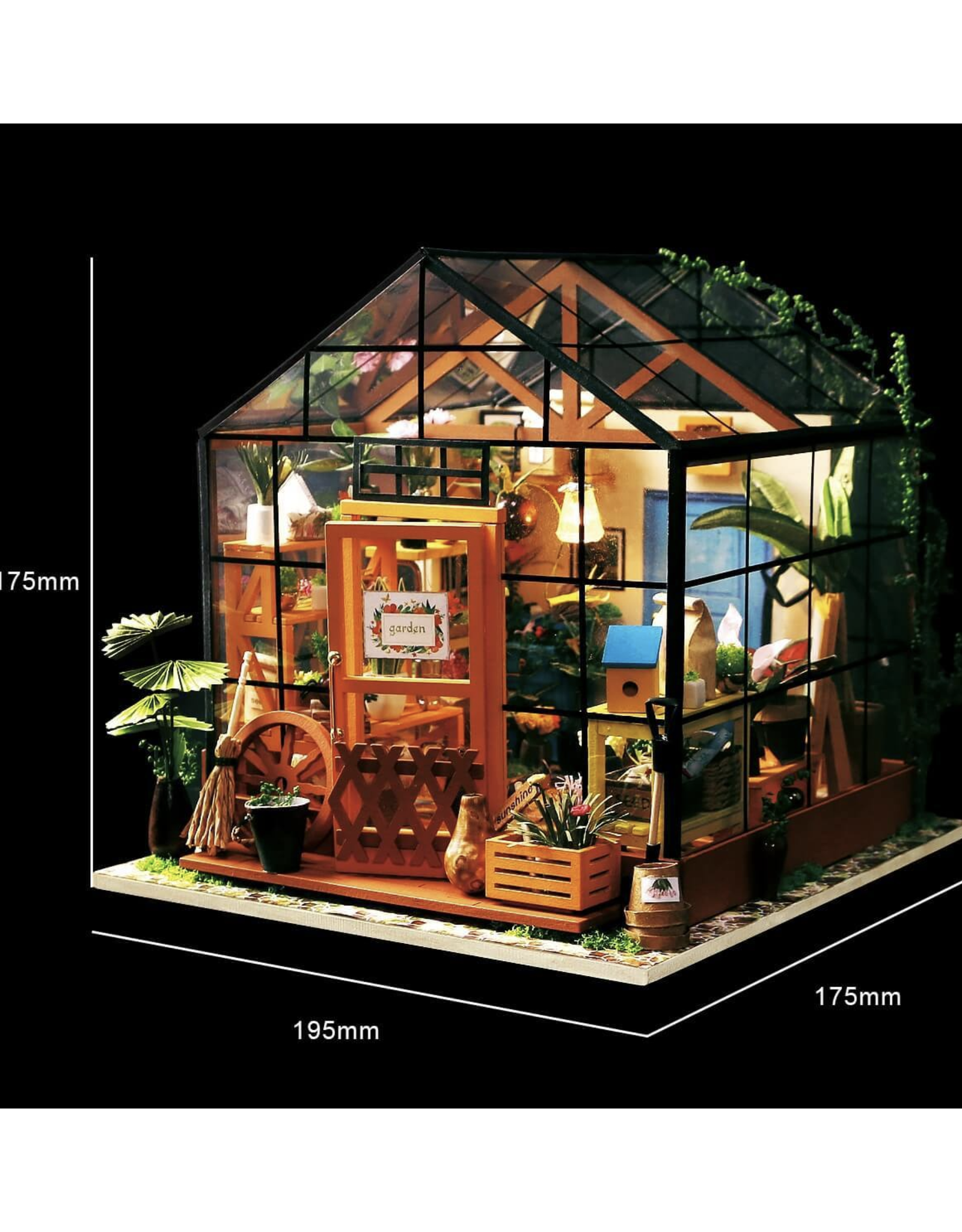 DIY Miniature House Kit : Cathy's Flower House