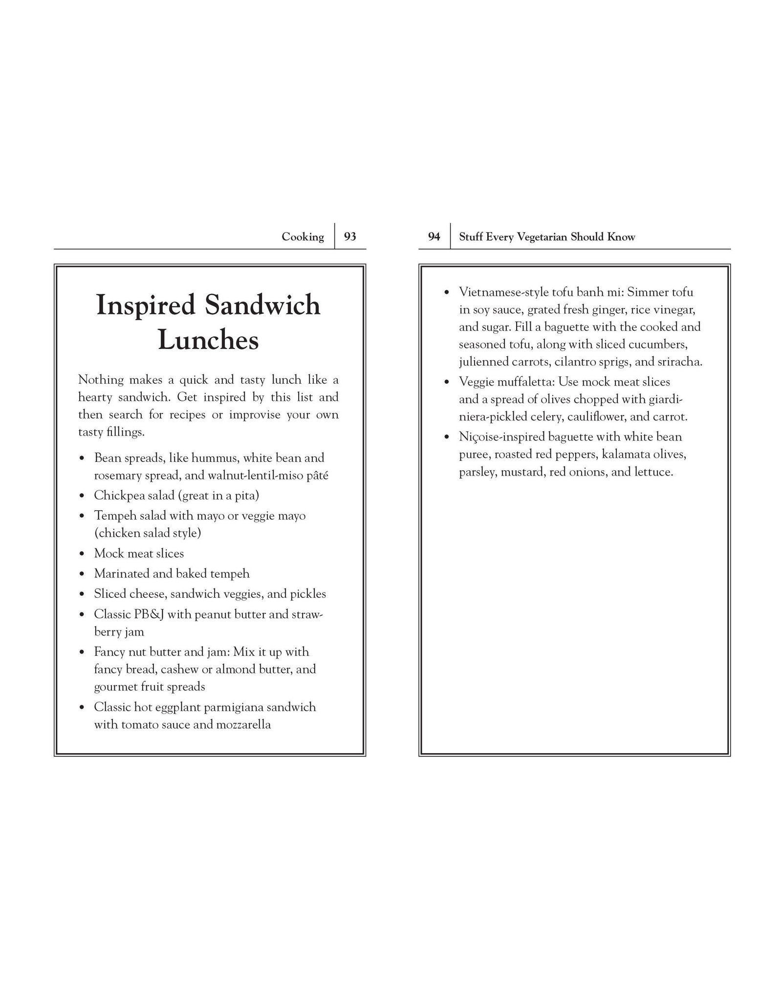 Stuff Every Vegetarian Should Know