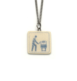 BBQ Roadside Pendant Necklace*