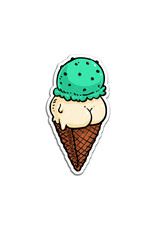 Ice Cream Butt Sticker