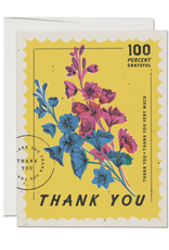 100 Percent Grateful Stamp Greeting Card