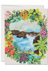 So Grateful Ocean Vignette Greeting Card So Grateful Ocean Vignette Greeting Card