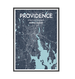 Providence City Streets Map Print