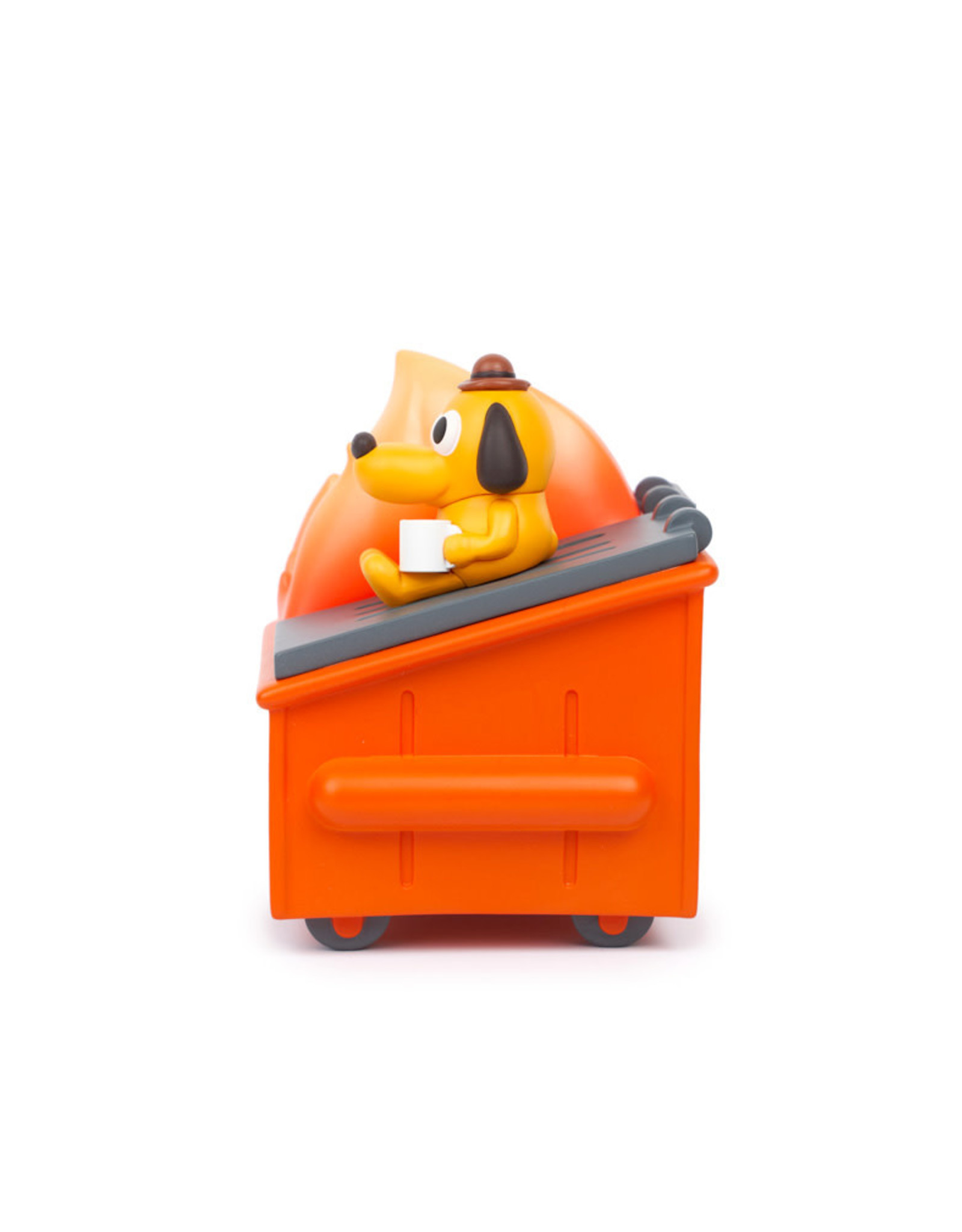 This Is Fine Dumpster Fire Figure