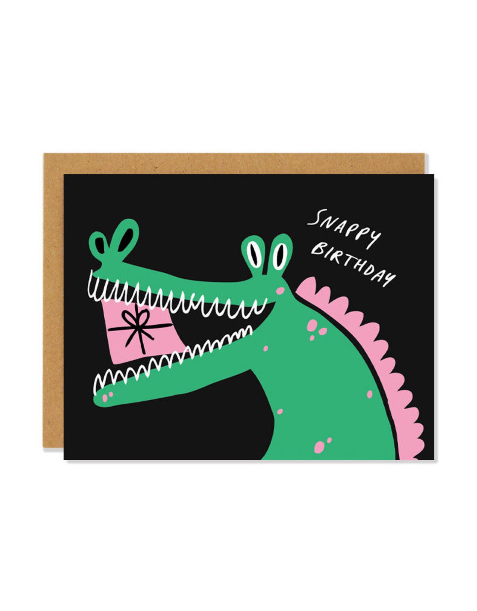 Snappy Birthday Gator Greeting Card