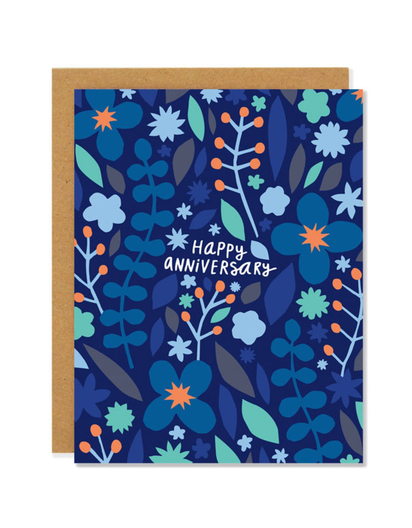 Happy Anniversary Meadow Greeting Card