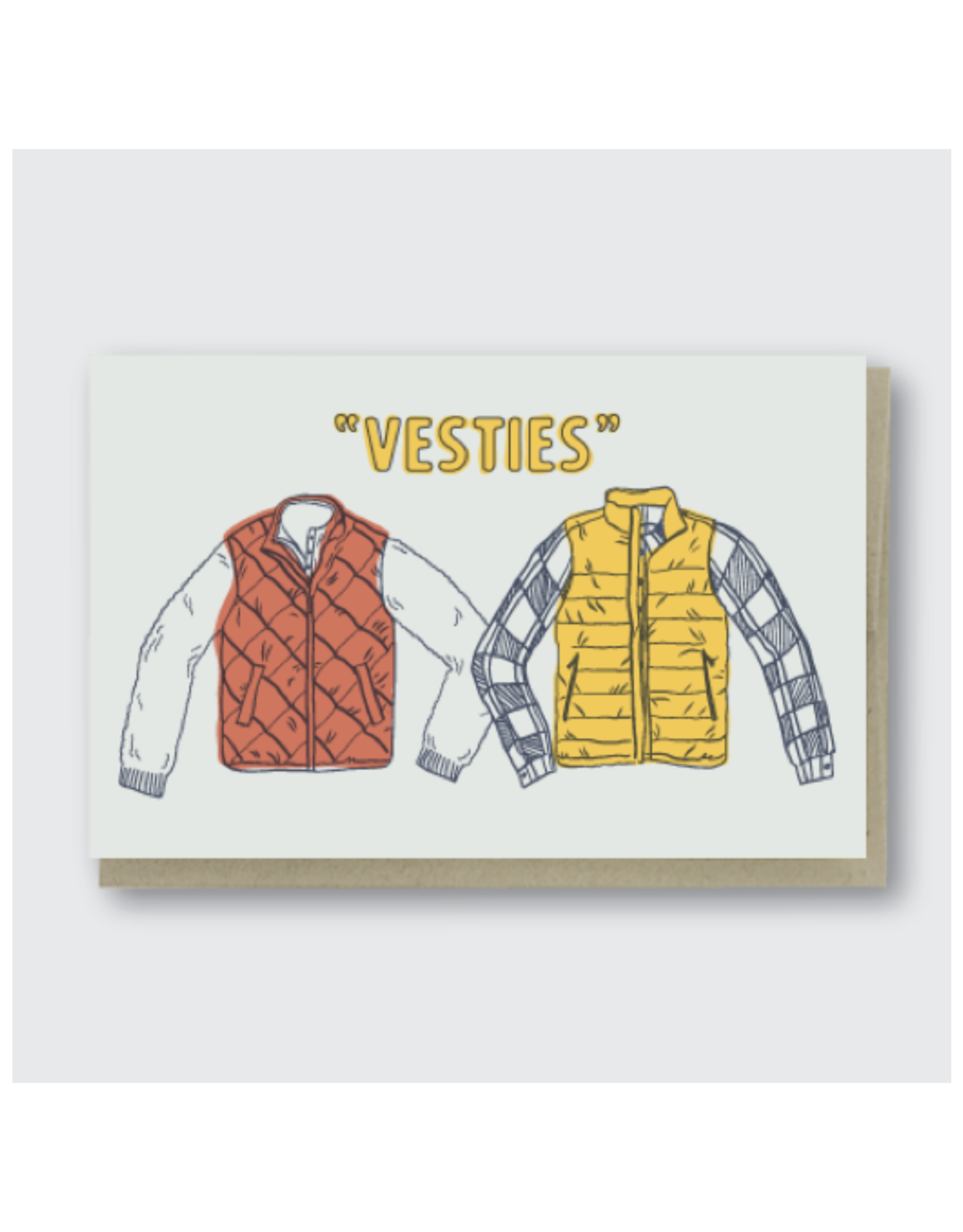 Vesties Besties Greeting Card