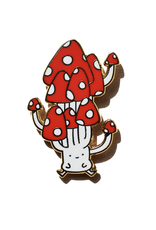 Cute Mushroom Enamel Pin