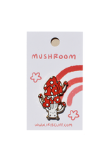 Cute Mushroom Enamel Pin