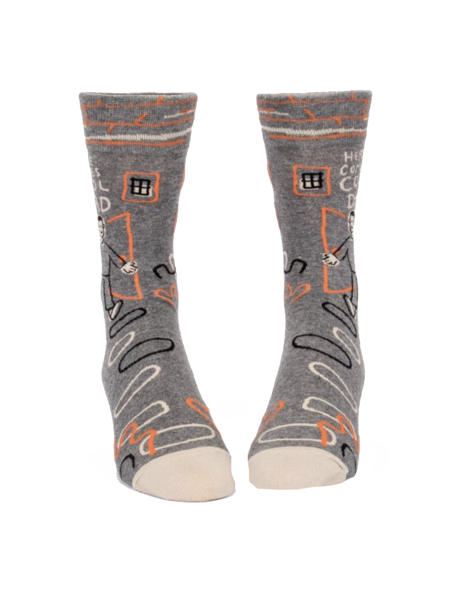 Here Comes Cool Dad Men's Crew Socks