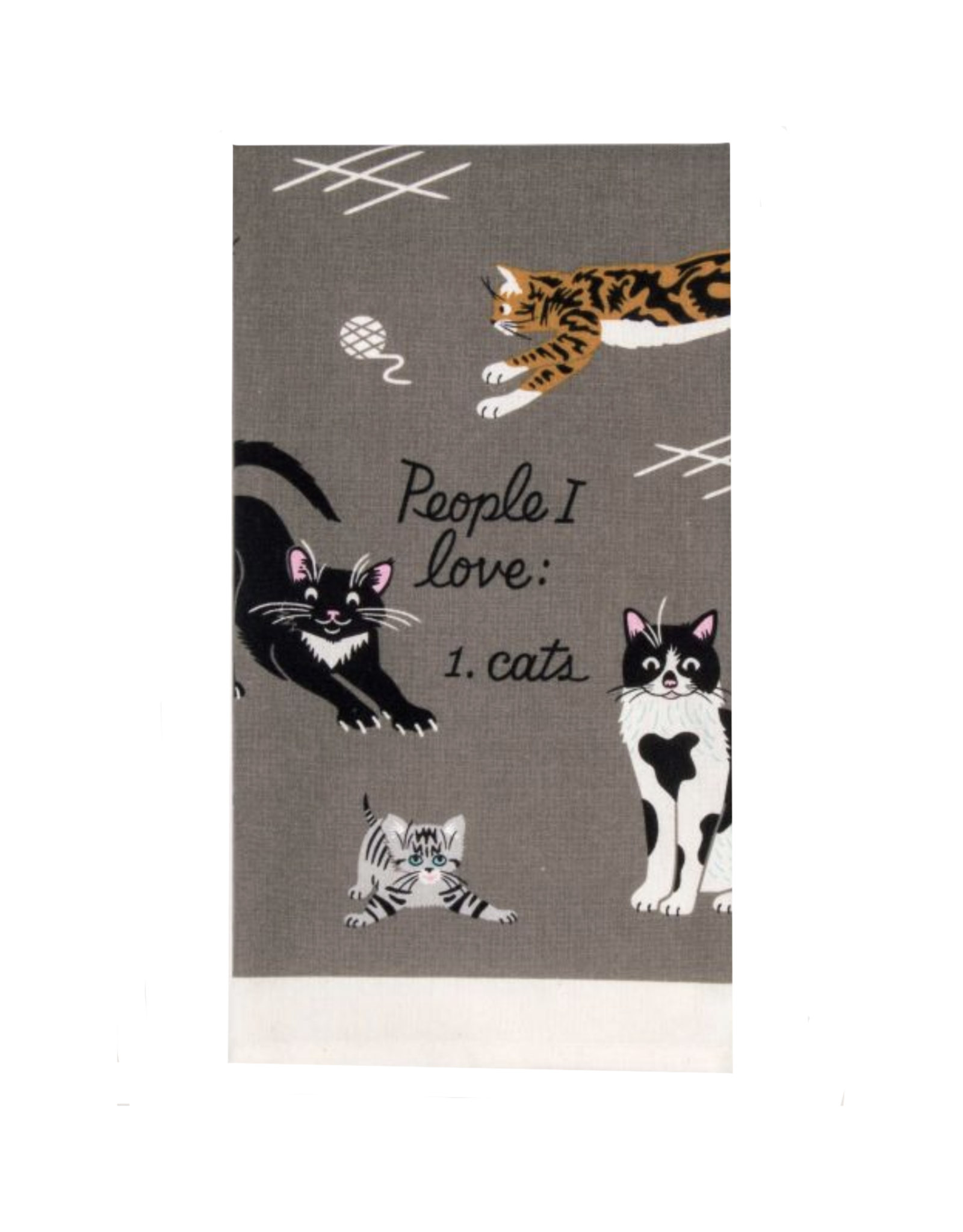 People I Love: Cats Dish Towel