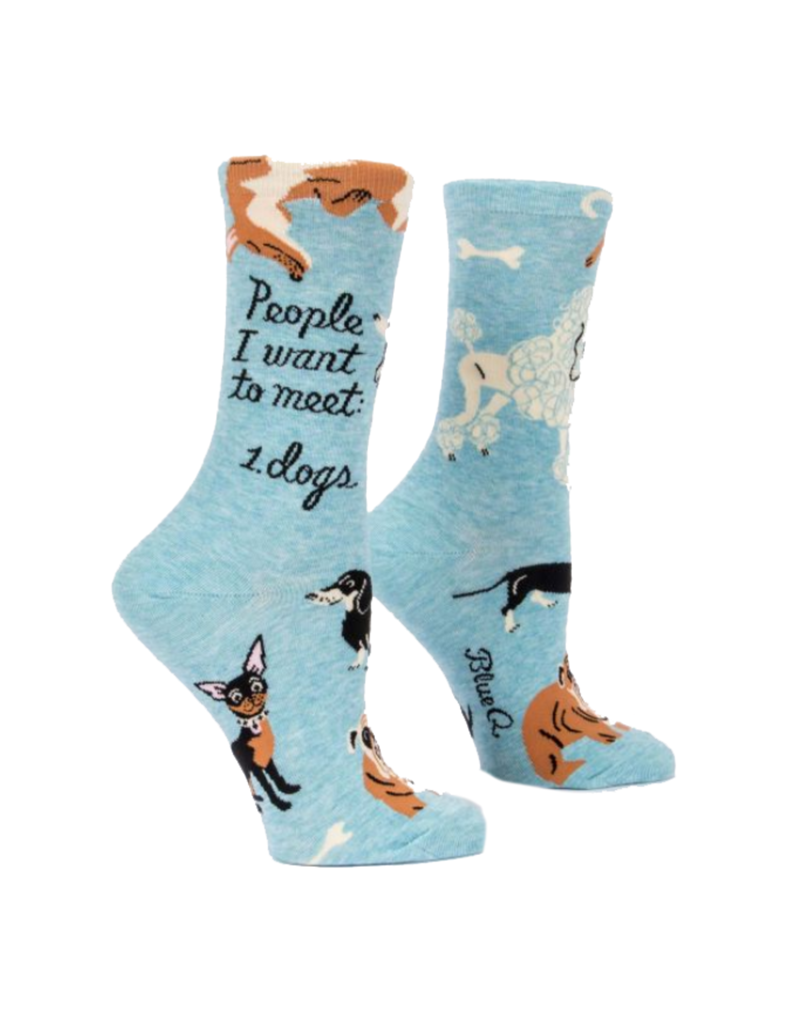 People I Want To Meet: Dogs Women's Crew Socks