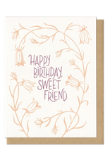 Happy Birthday, Sweet Friend Greeting Card