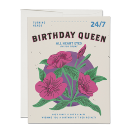 Birthday Queen Greeting Card