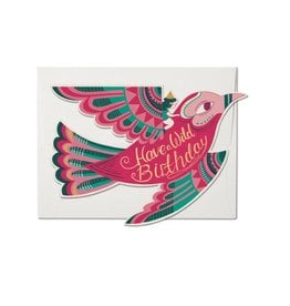 Have a Wild Birthday Die Cut Greeting Card