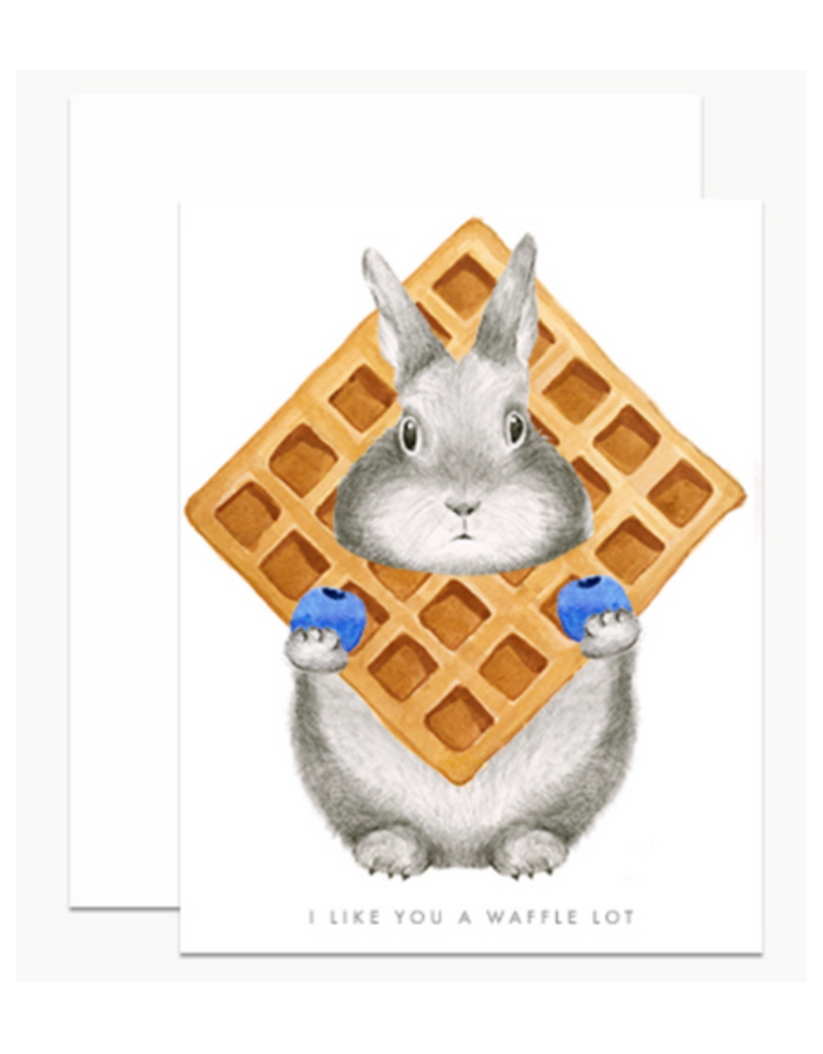 I Like You a Waffle Lot Greeting Card