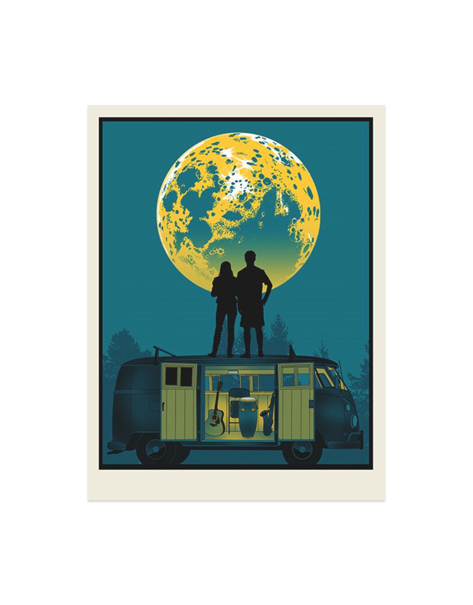 Moon Van Print