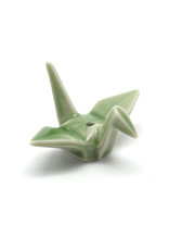 Incense Holder Crane - Green